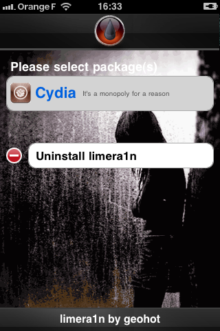 cydia via limera1n