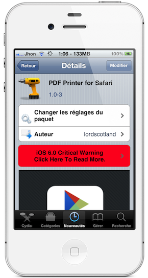 PDF Printer for Safari