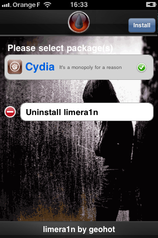 limera1n via Cydia