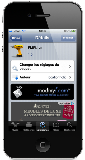FMFLive : Recevez une notification quand une requête de localisation est demandée sur votre iDevice. 1