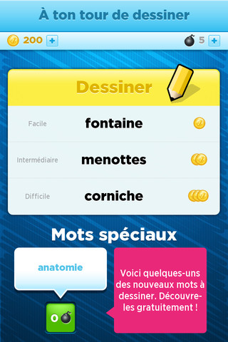 Mise à jour de Draw Something : désormais on joue en français! 1