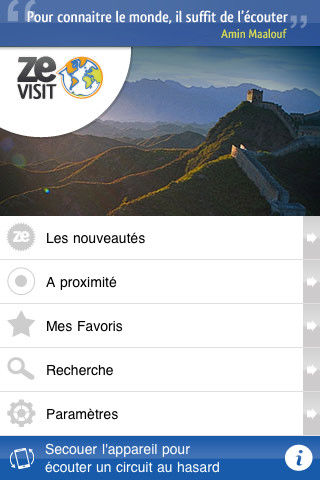 ZeVisit : une application tourisme en France et dans le monde 1