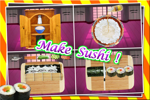 Make Sushi! qu'on pourrait rebaptiser Monique passion sushi