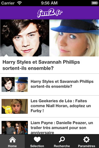Fan2.fr : toute l'actualité de vos stars préférées sur iPhone 1