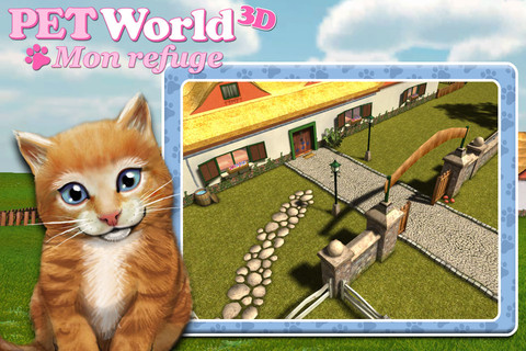 PetWorld 3D: Mon refuge, une appli pour s'occuper des gentils animaux domestiques 1