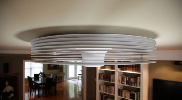 Ventilateur de plafond Exhale rafraîchit entièrement la pièce 2