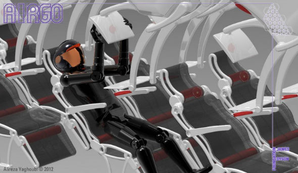 AirGo : concept d’un nouveau siège pour la classe économique en avion