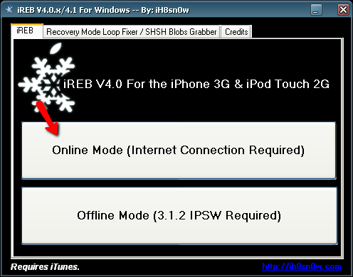Jailbreaker l'iPhone 3G iOS 4.1 avec sn0wbreeze sur Windows 1