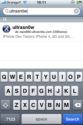 Désimlocker l'iPhone 4 ou l'iPhone 3G/3GS  avec ultrasn0w 1.0-1 1