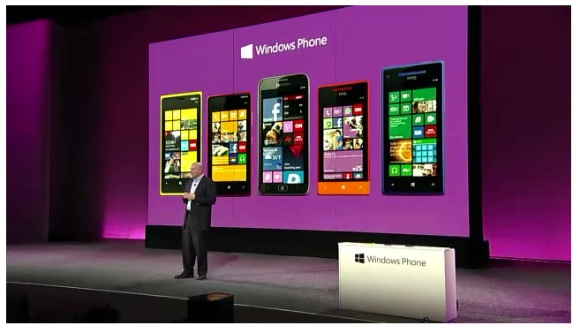 Windows Phone devant iOS dans 7 pays