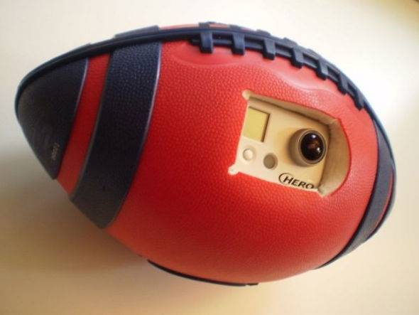 BallCam : une caméra intégrée dans un ballon ovale