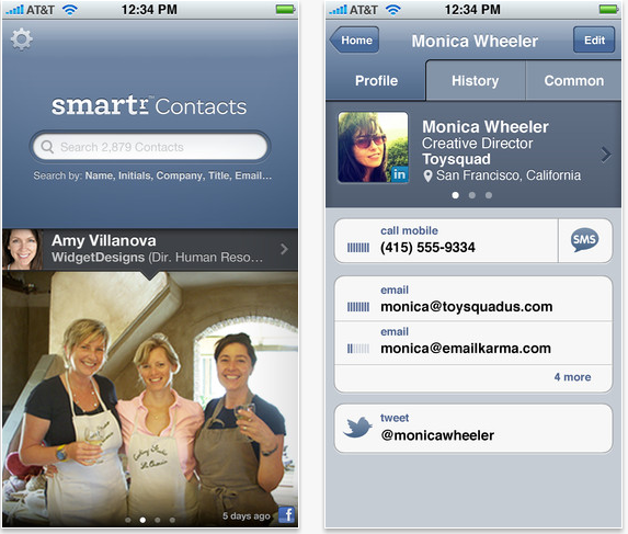 Smartr Contacts : l'application qui range vos contacts ! 1