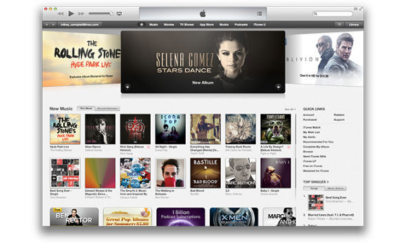 iTunes rapporte 3,9 milliards de dollars au T3