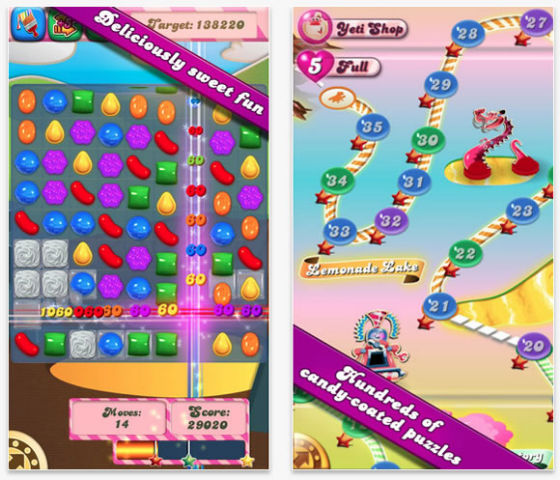 Candy Crush Saga : les développeurs du jeu gagnent 633 000 dollars par jour