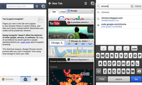Chrome pour iOS : la mise à jour offre l’interopérabilité avec les autres applications Google