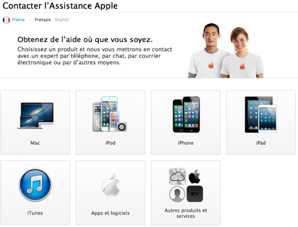 Apple rénove le site Internet d'assistance Apple 1
