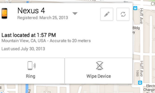 Google propose le service localiser mon téléphone