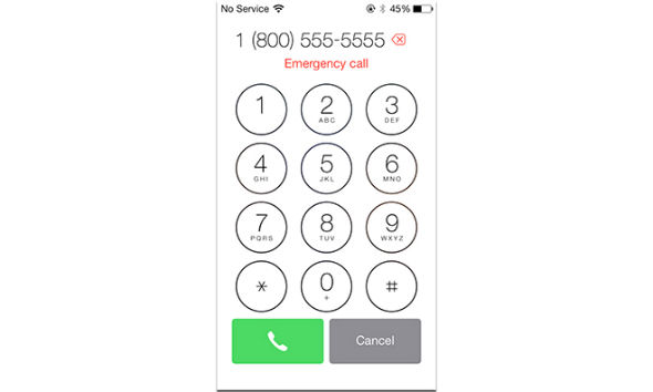 iOS 7 : faille de sécurité permettant d'appeler depuis l'écran de verrouillage