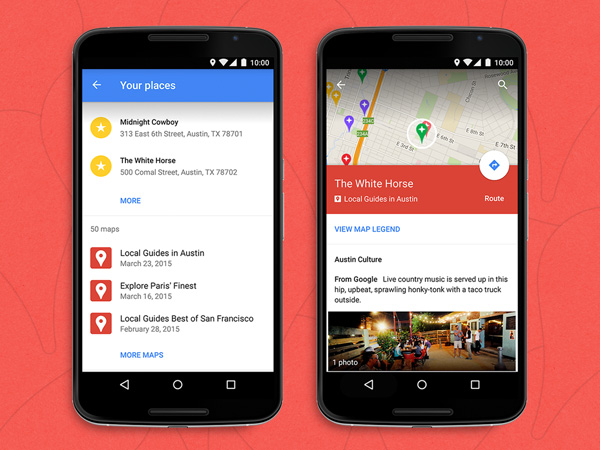Les cartes personnalisées de Google Maps arrivent sur les téléphones Android avec My Maps