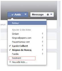 amis facebook indesirables